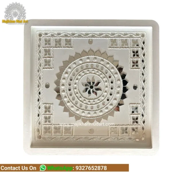 Bhori flower | Embroidery-Inspired Wall Décor piece - Image 2