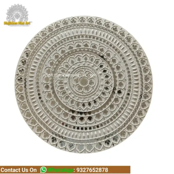 Mandala design in Lippan art | home decor | wall art piece - Image 2