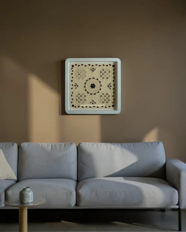 Lippan art boxes design| unique wall piece | decoration piece | square Boxes piece